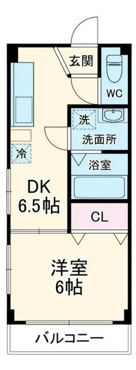 パークサイド大師 2階階 間取り