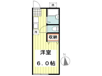 ラサール善福寺(1K/1階)の間取り写真