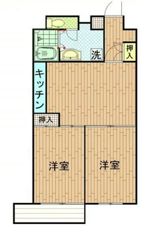 東建ニューハイツ西新宿 6階階 間取り