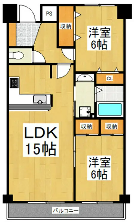セジュール東所沢 1階階 間取り
