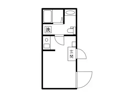 HJ PLACE YOYOGI UEHARA(ワンルーム/3階)の間取り写真