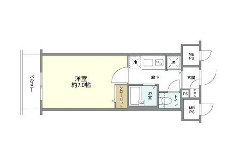 グランド・ガーラ芝公園 10階階 間取り