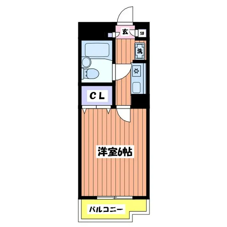 シルフィード昭島Ⅱ 3階階 間取り