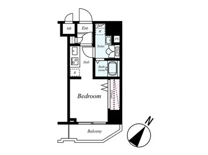 LE-LION大塚(1K/6階)の間取り写真