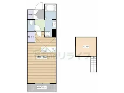 G-HOUSE(ワンルーム/3階)の間取り写真