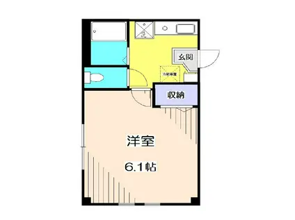 AIFORT.新桜台(1K/3階)の間取り写真