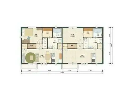 エミネンス堂本II(1LDK/2階)の間取り写真