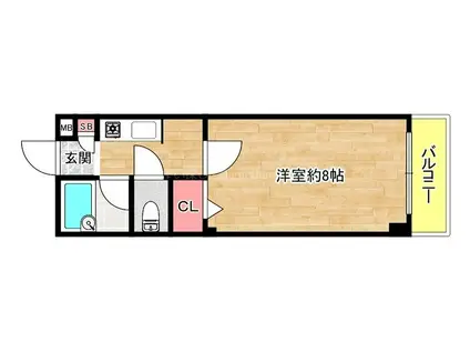 LILAC PARTIII(1K/3階)の間取り写真