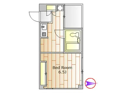 エスタシオンナカノ(ワンルーム/3階)の間取り写真