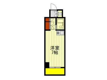 シーアイマンション浅草橋(ワンルーム/2階)の間取り写真