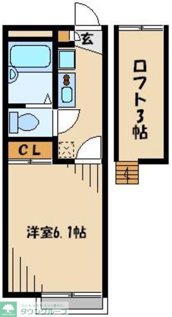 レオパレス柏葉(1K/2階)の間取り写真