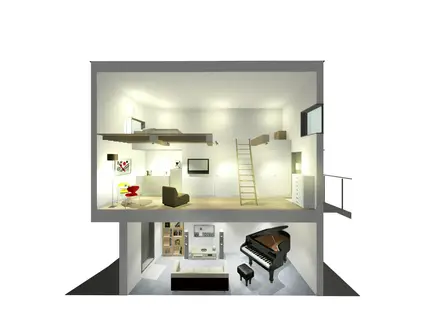 アモラムジカ音羽(1SLDK/2階)の間取り写真