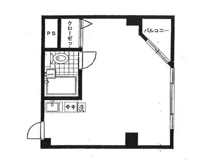 インペリアル赤坂フォラム(ワンルーム/4階)の間取り写真