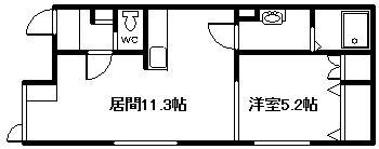 SKY TOWN(1LDK/1階)の間取り写真