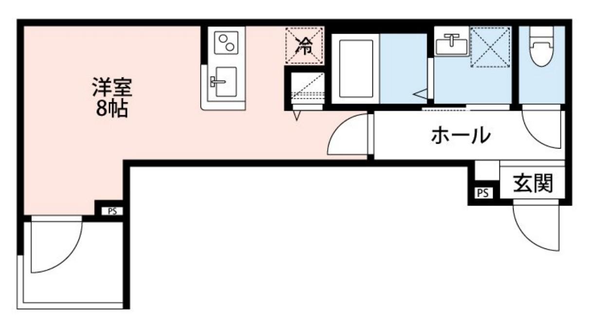 ROBOT HOME 日進II(ワンルーム/1階)の間取り写真
