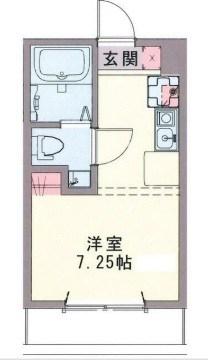 コスタ横須賀中央(1K/2階)の間取り写真