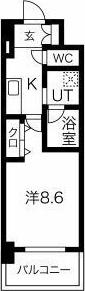 PURE RESIDENCE 名駅南(1K/11階)の間取り写真