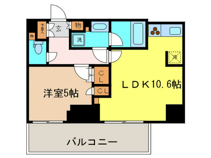 コンフォリア浅草橋 8階階 間取り