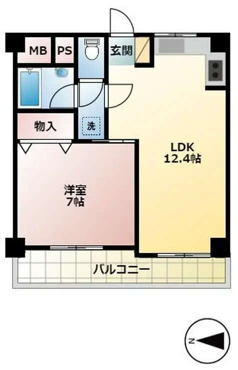 下落合ハウス 9階階 間取り
