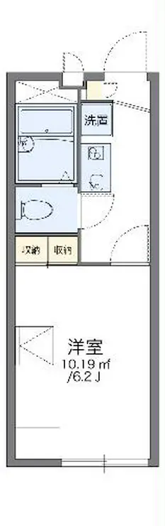 レオパレスフィットニア川口 2階階 間取り