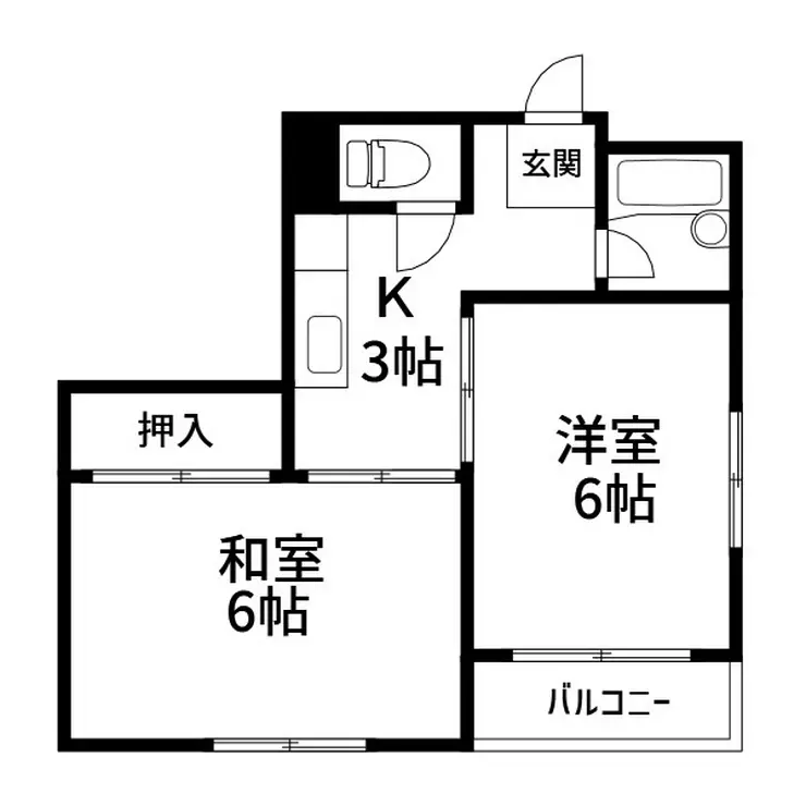 ファミールボーン21 3階階 間取り
