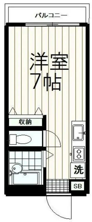 グリーンハイム瓜生 2階階 間取り