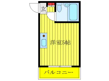 CP仲宿(ワンルーム/3階)の間取り写真