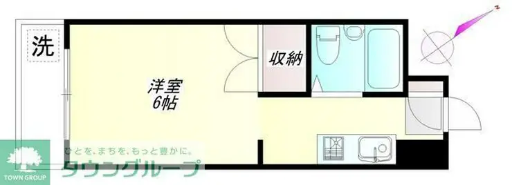 サンライズベル 3階階 間取り