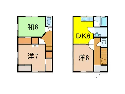 ファイブ ハイツ(3DK/1階)の間取り写真