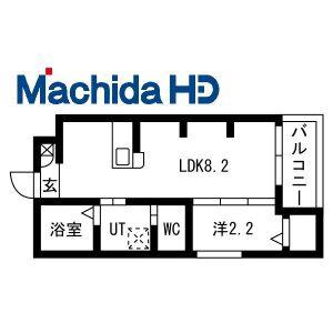 杭瀬寺島シーエム・ドゥ(1LDK/1階)の間取り写真