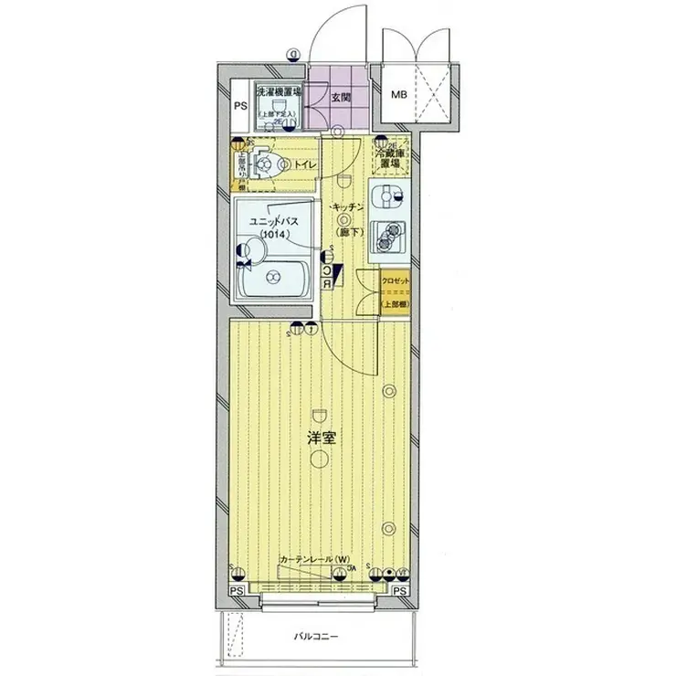 ルーブル中野富士見町伍番館 2階階 間取り