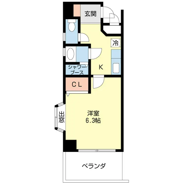 DEN船橋 4階階 間取り