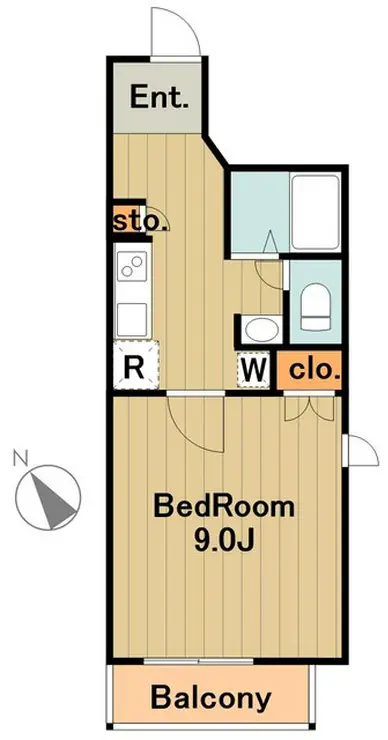 マ・メゾンはるひ野 4階階 間取り