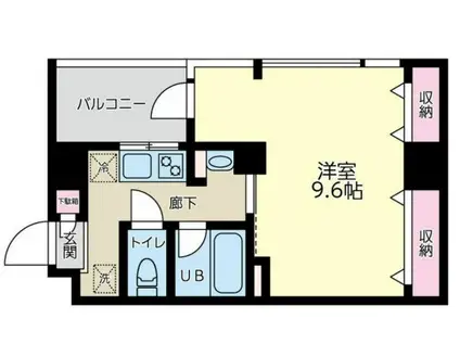 ヴァリエ原町田(1K/3階)の間取り写真