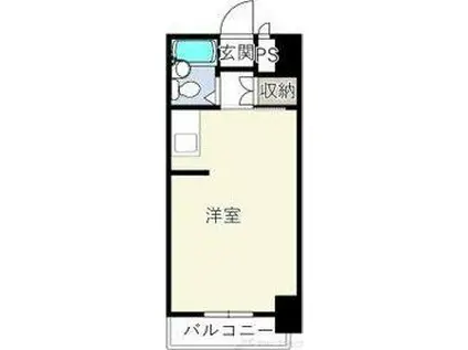 COLLECTION中崎II(ワンルーム/10階)の間取り写真