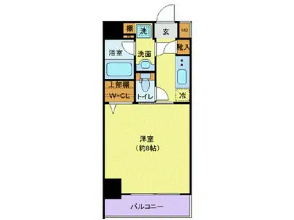 プレール・ドゥーク秋葉原III(1K/2階)の間取り写真