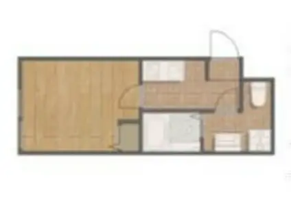 LILY&A リリィアンドエー(1K/3階)の間取り写真