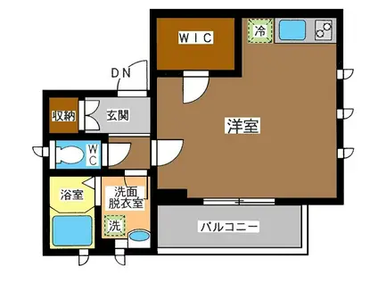FOUR SEASONS野方(ワンルーム/2階)の間取り写真
