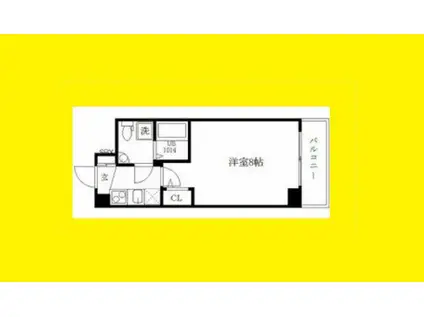 SEST新大阪(1K/2階)の間取り写真