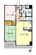 ウィステリア豊田(2LDK/4階)の間取り写真