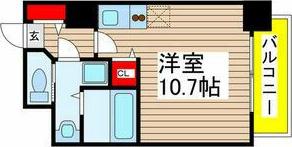 メゾンドール栄(ワンルーム/5階)の間取り写真