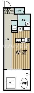 MYHOME RELAXA(ワンルーム/1階)の間取り写真
