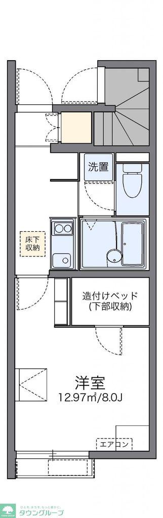 レオネクストSHOIN(1K/1階)の間取り写真