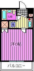 コンフォートマンション大宮(1K/2階)の間取り写真
