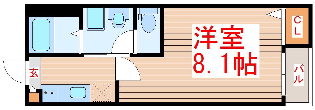 プリマカーサ(1K/3階)の間取り写真