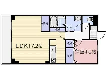 コルハウス三秋(1LDK/2階)の間取り写真