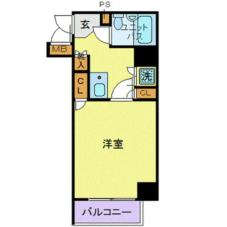 メインステージ大森海岸 8階階 間取り