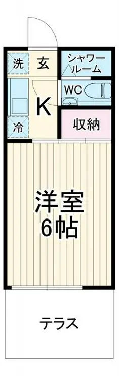 ハイツブロス 1階階 間取り