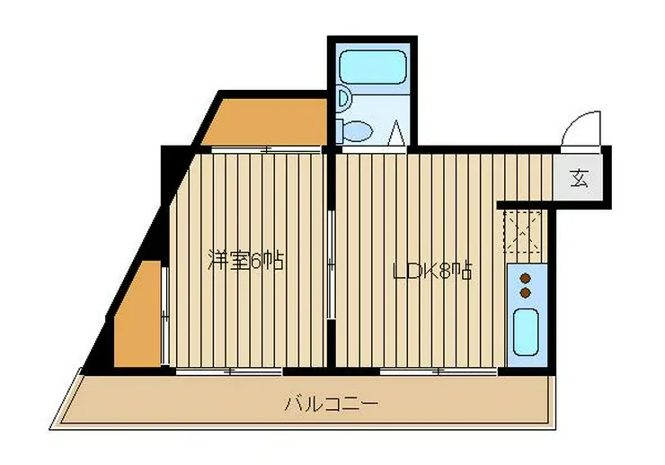 水入マンション 3階階 間取り