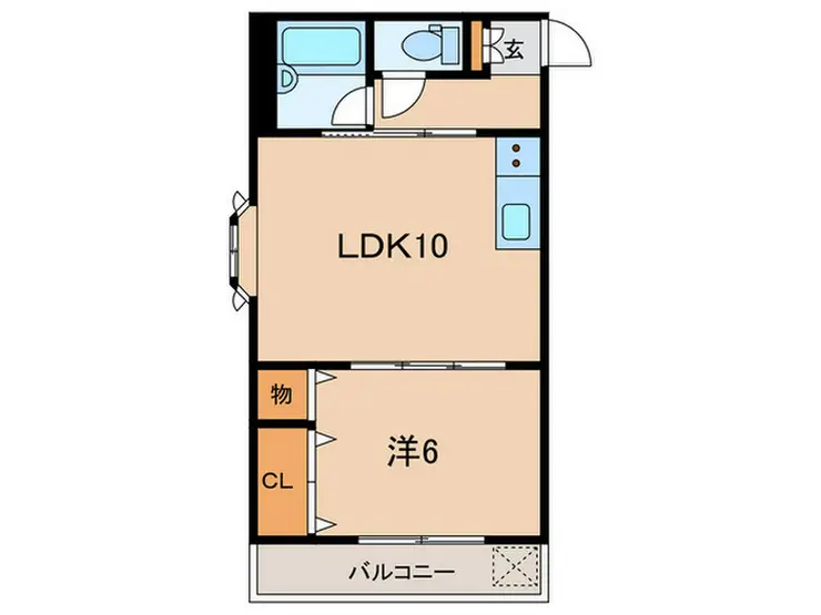 カーサ栄 3階階 間取り
